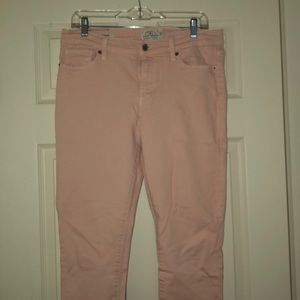 Lucky brand blush Brooke skinny jeans Size 12